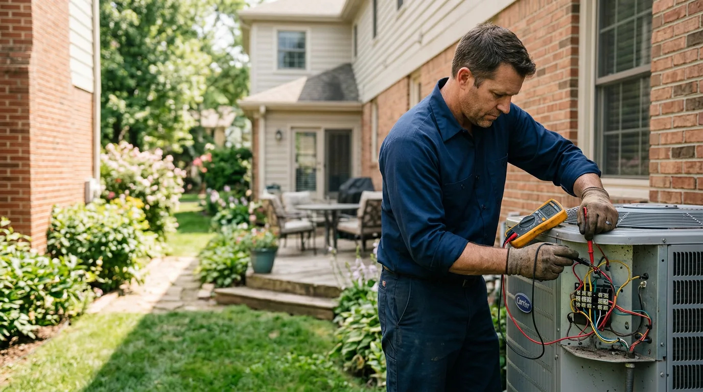 HVAC technician working near Winchendon, MA
